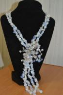 Бусы из лунного камня  0120