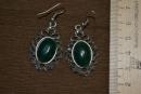 Серьги из хризопраза  0283