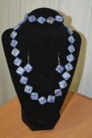 Комплект из лазурита  048