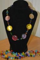 Бусы из кошачьего глаза  073