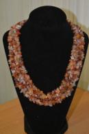 Бусы из сердолика  075